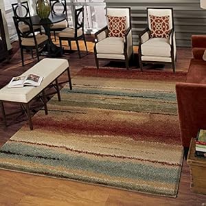 Orian Rugs Wild Weave Dusk to Dawn Area Rug, 9' x 13', Red Orian Rugs Wild Weave Dusk to Dawn Area Rug 9 x 13 Red