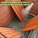 Outdoor Hundehaus aus Holz, Wetterfestes Design, Braun-Orange