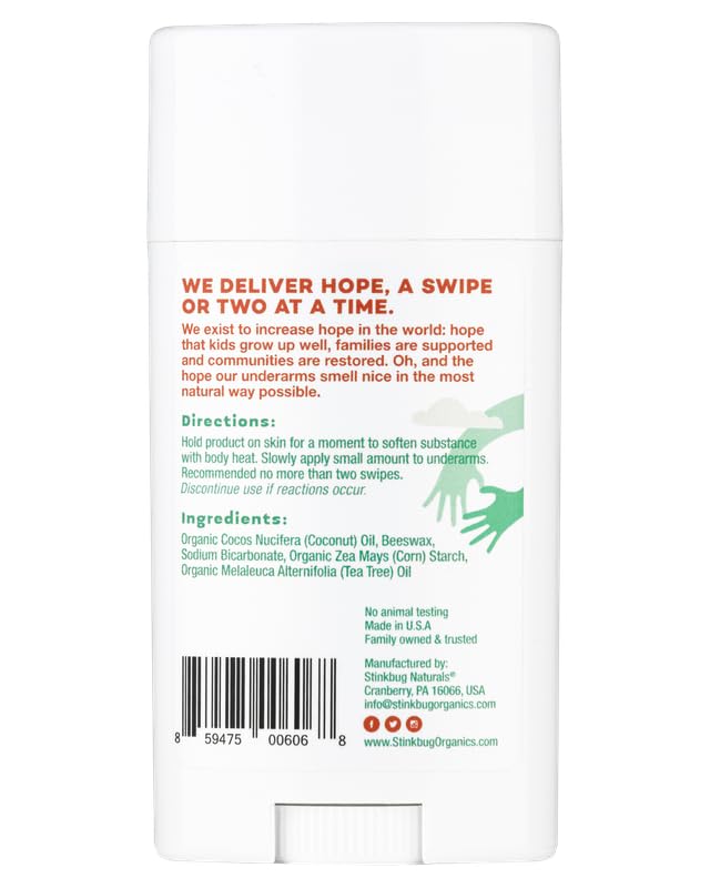 Miniatura 2 de Stinkbug Naturals Desodorante totalmente natural, árbol de té, 2.1 onzas