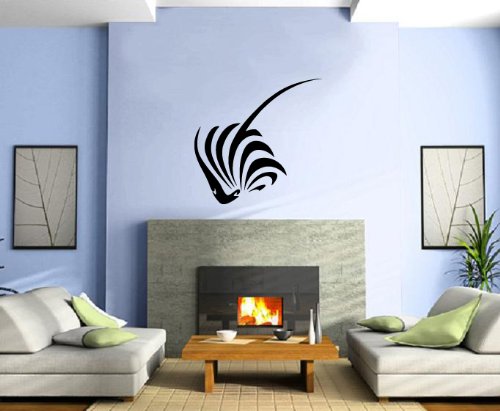 DesignToRefine Sting Ray Silhouette Ocean Marine Sea Decor Wall Mural Vinyl Decal Sticker M495