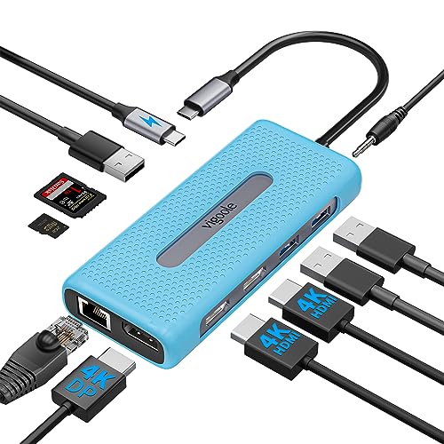 【新品 未開封】USB 3.2 Type-Cドッキングハブ HDMI/VGA Amazon | 【2つHDMI＋DP＋VGA 4画面拡張】USB C ハブ ドッキング