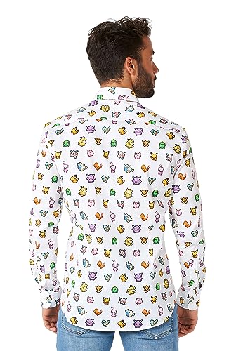 Opposuits Men's Shirt - Button Up Dress Shirt - Slim Fit - Long Sleeve2