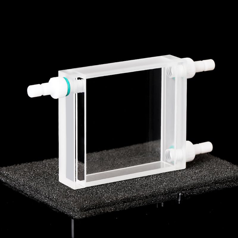 Cubeta de flujo de cuarzo (1 unidad): 27 ml de volumen, 10 mm de recorrido óptico, luz bidireccional for espectroscopia.