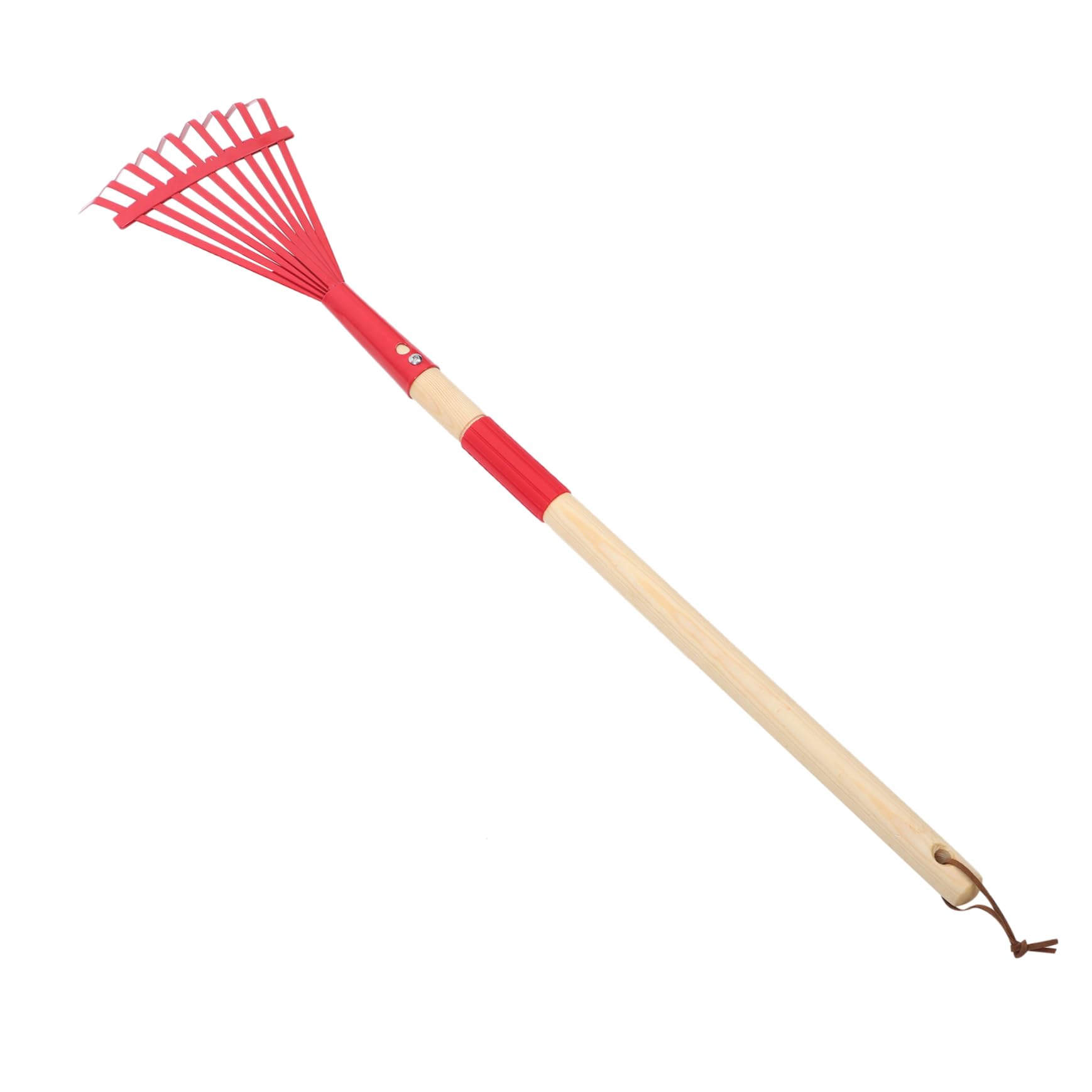 UPKOCH 3 Stück Abnehmbarer Holzgriff Rake Rasenrechen Kind Kleiner Gartenrechen Mini rasenkanten Kleiner Handrechen Gartenreinigungsgeräte Handrechen für den Garten hölzern rot