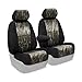 Coverking Front 50/50 Bucket Custom Fit Seat Cover for Select Toyota FJ Cruiser Models - Neosupreme (Mossy Oak Bottomland Camo with Black Sides)