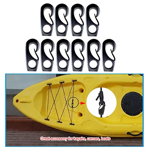 Confezione da 10 Ganci in Plastica per Kayak