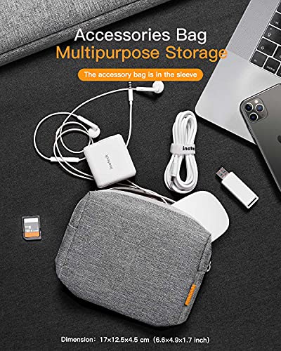 Bolso para portátil Inateck con bolsillo para accesorios miniatura 5