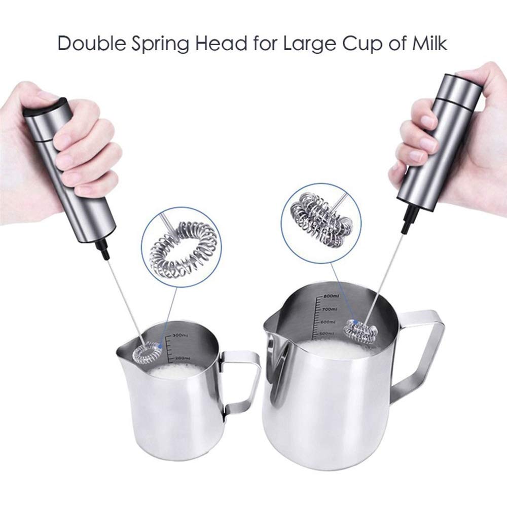XTYPE Fouets à Lait électrique Fouet Lait Foamer Cuisine Batteur for Cappuccino café Fouet Boissons Blender avec Support