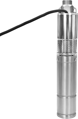 Miniatura 5 de Bomba sumergible de pozo profundo de 24 V 210 W, bomba solar de 3 pulgadas con controlador MPPT, bomba de agua de pozo profundo y caja de control