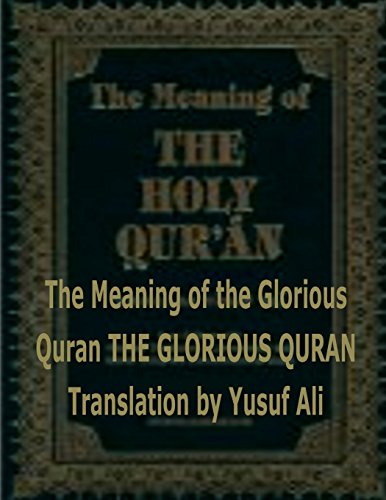 The Meaning of the Holy Quran 1518846009 Book Cover