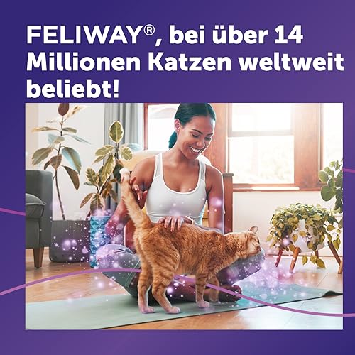 FELIWAY Classic Spray | Pheromone Katzen | 20 ml Spray gegen Stress | Für mehr Entspannung beim Autofahren | Für Zuhause und auf Reisen | 16 Anwendungen | von Tierärzten empfohlen, klinisch getestet