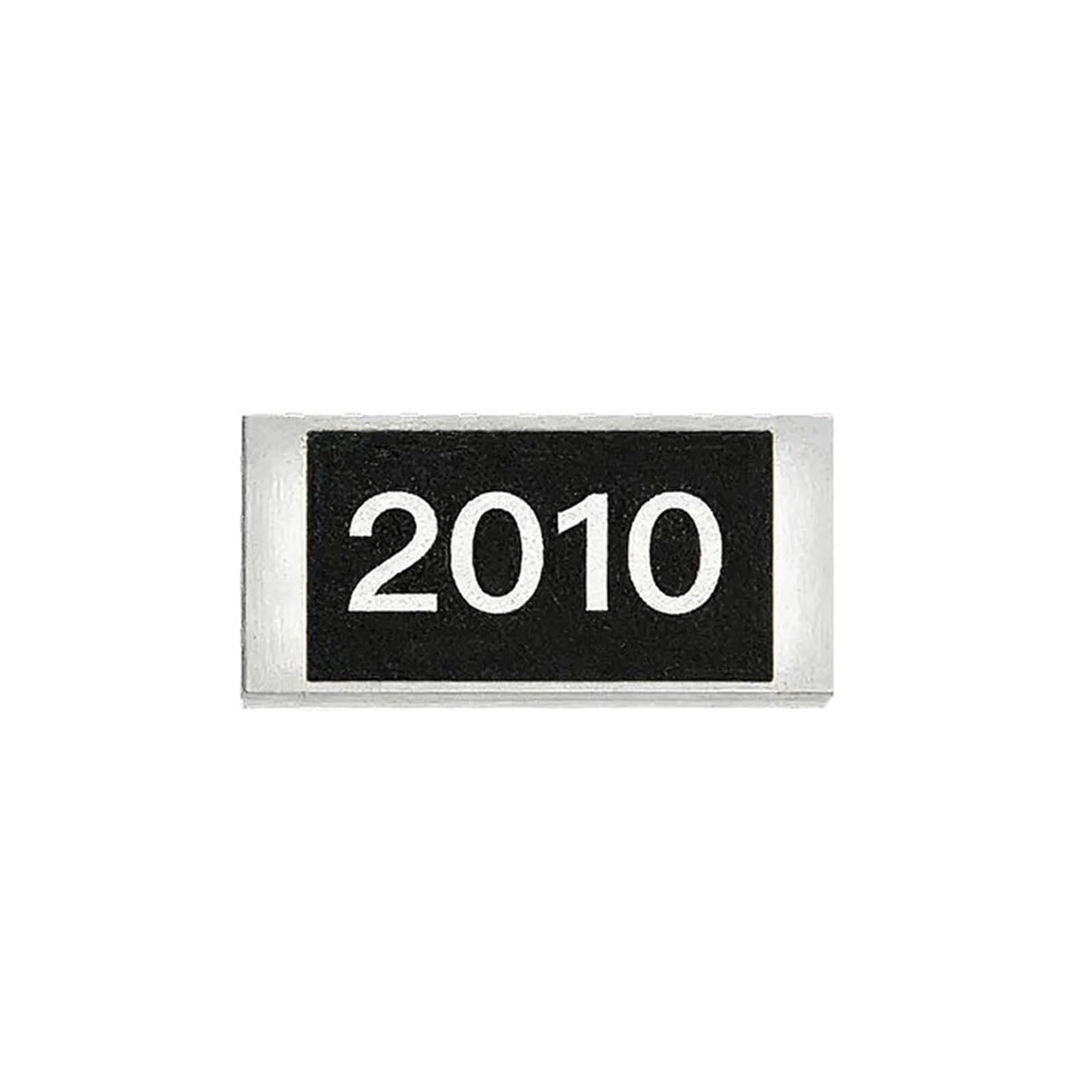 RISWEKFW 50Pcs 1% 2010 0R to 10M SMD Chip Fixed resistor 0 .1 .12 .15 .2 .33 .3 10 22 470 510 ohm 1K 4.7 100 .2M 5.1M(680 Ohm)