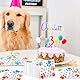 Hegbolke 100Pcs Hund Druck Papier Servietten 13x13 inch Bunte Welpe Hund Party Dekorationen