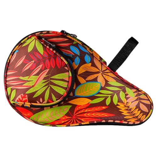 Bolsa de raqueta de tenis de mesa, colorida funda de almacenamiento para raquetas y pelotas, organizador de accesorios para adolescentes, niños, hijos, hijas, estudiantes y amantes del deporte