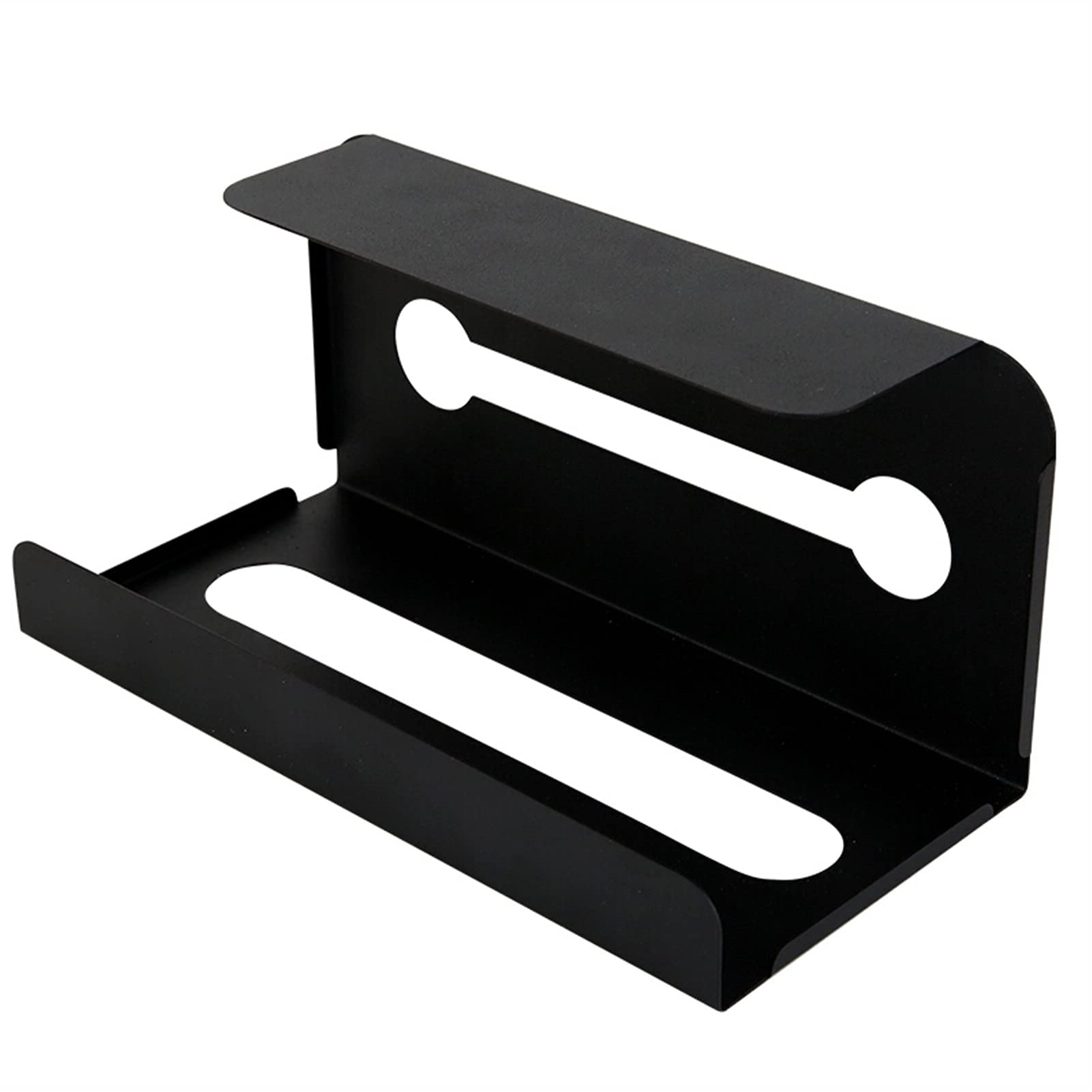 Paper Towel Holder Under Cabinet - Upside-down for Kitchen Creative Wall-mounted Box，Easy to Use(A)