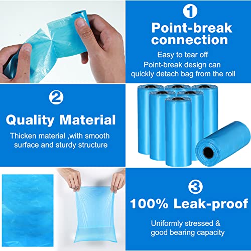 3000 Count Dog Poop Bags Pet Waste Bags for Poop with 3 Dog Poop Bag Dispenser Doggie Poop Bags for Home Outdoor Puppy Walking and Travel, 12 x 8.6 Inch (Blue) 3000 Count Dog Poop Bags Pet Waste Bags for Poop with 3 Dog Poop Bag Dispenser Doggie Poop Bags for Home Outdoor Puppy Walking and Travel, 12 x 8.6 Inch (Blue)