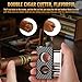DXXULL Cigar Cutter,5 in 1 Cigar Cutter Set,Built-in Cigar V Cutter, Cigar Flat Cutter, Cigar Punch, Cigar Draw Enhancer and Cigar Holder,Ergonomic Design, Great Gift for Christmas, Father's Day