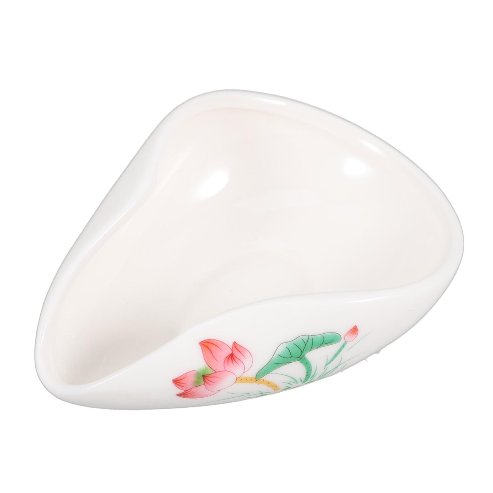Ciieeo Vintage Tea Lotus Scoop Porcelain Dosing Cup Chinese Tea Spoon
