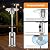 48,000 BTU Patio Heater with Double-Layer Stainless Steel Burner & Wheels,Outdoor Patio Heater with Shelf Tabletop, Safety Tilt Switch,Round Table Design for Home & Porch Backyard