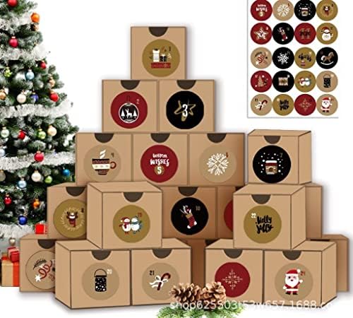 Christmas Advent Calendar Box, Fillable Advent Gift Box, 24 Advent Gift Boxes with 1-24 Numbers Sticker, Create Your Own Countdown Advent Calendars for the : Amazon.com.be: Office Products christmas-advent-calendar-box-fillable-advent-gift-box-24-advent-gift-boxes-with-1-24-numbers-sticker-create-your-own-countdown-advent-calendars-for-the-amazon-com-be-office-products