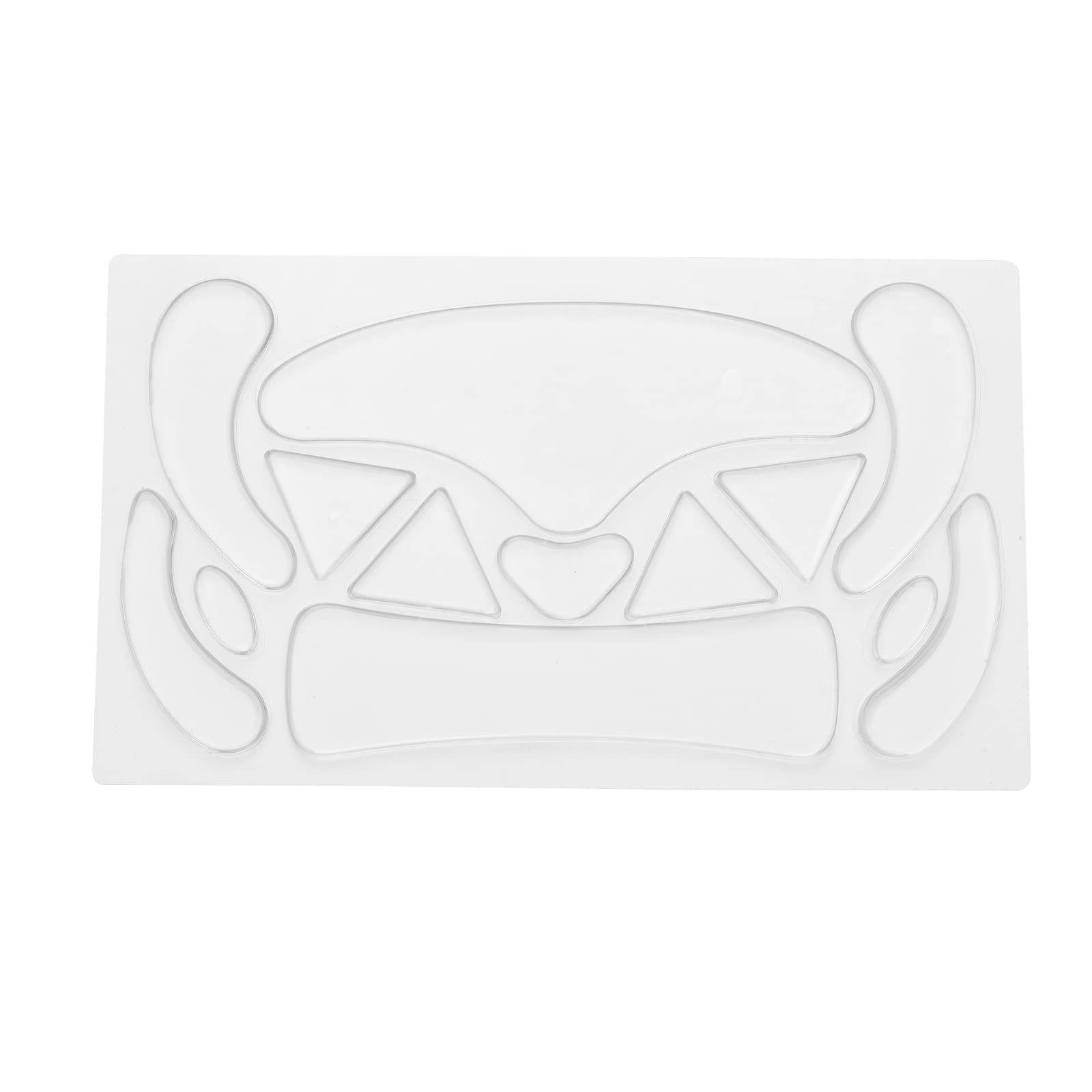 13pcs Facial Patches Wrinkle Remover Pads for Forehead Cheek Neck Wrinkle Smoo g Wrinkle Patches for Face Skin Care (Transparent) -Layfoo