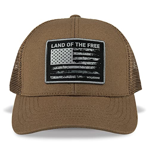 Image of Wolverine Trucker Hat | Mesh Back | Snapback | Adjustable | Rugged | Durable | Workwear