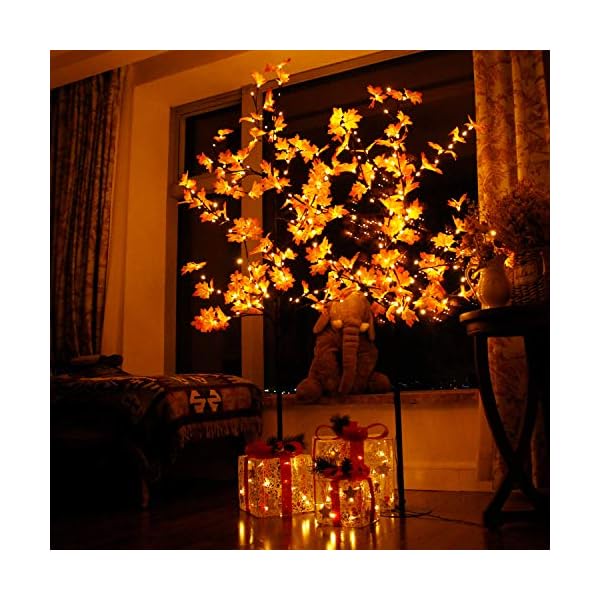CCLIFE LED Ahorn Baum 150 180 cm innen Außen Weihnachten Christbaum Lichterbaum warmweiss Kaltweiß Weihnachtsbeleuchtung – Bild 8