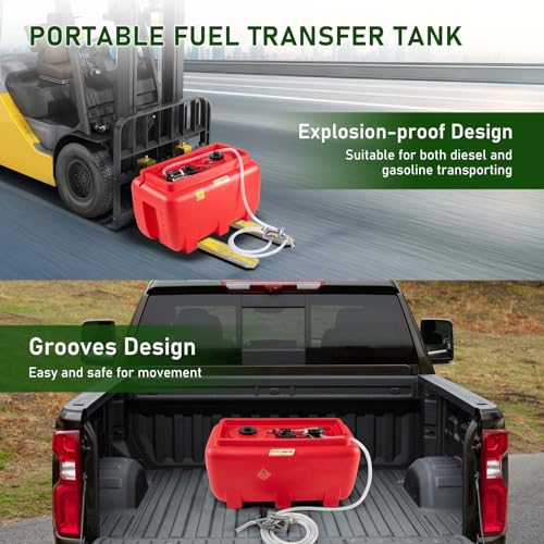 King Chao Foo FUEL TANK 52 Gallon Gasoline Tank, Portable Gas Tank With 12V Electric Fuel Transfer Pump thumb #6