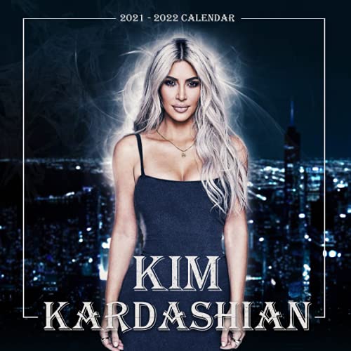 Kim Kardashian 2021-2022 Calendar: 18 Months, with Kim Kardashian, 8.5" x 8.5", July 2021 - dec 2022