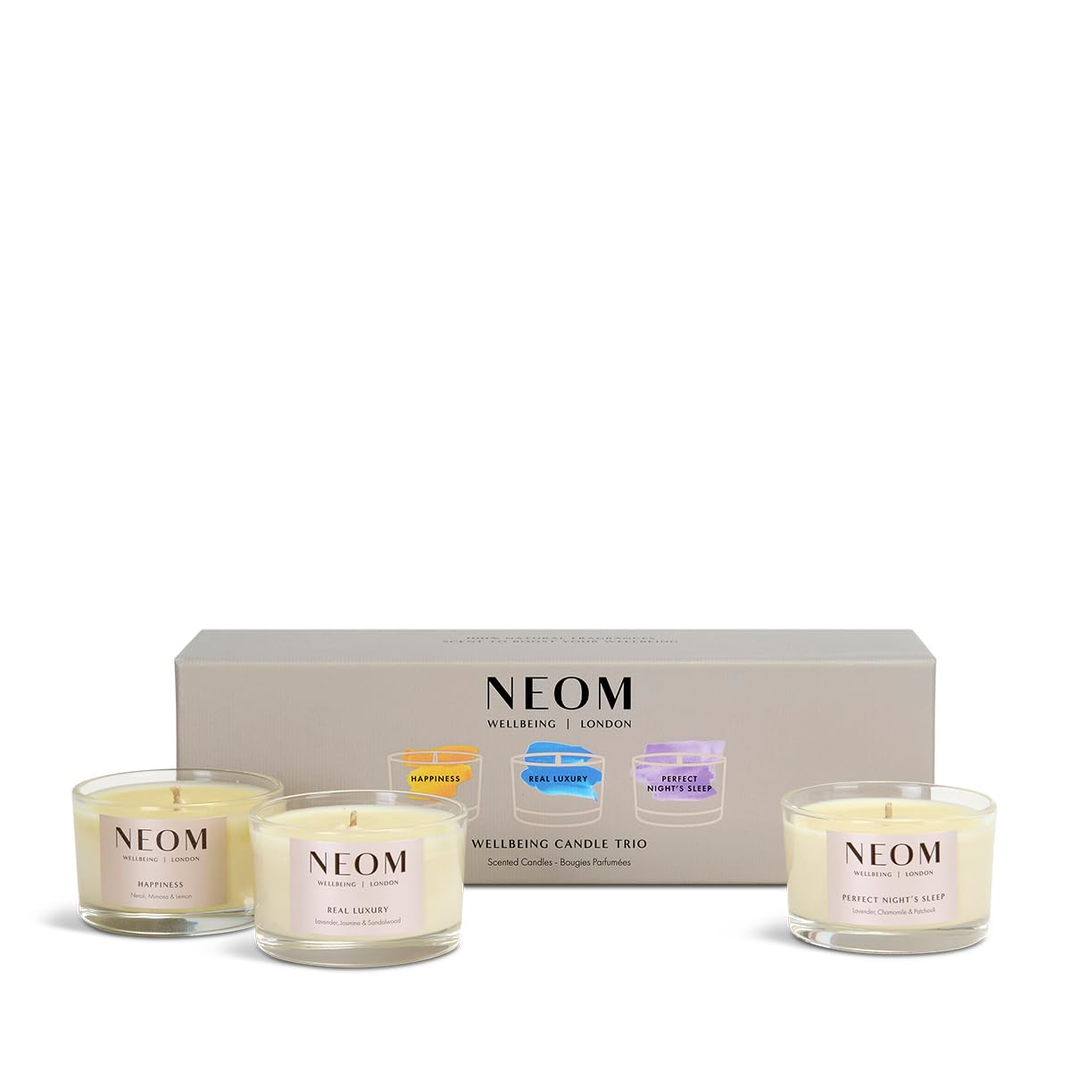 NEOM Wellbeing Wellbeing Candle Trio