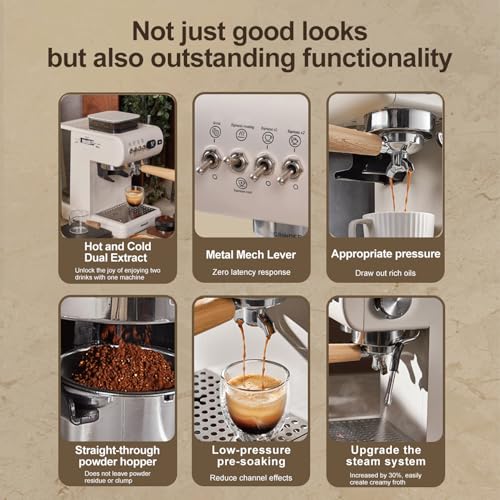 Cafetera Espresso con Molinillo Inteligente y Capacidad 1.8 L miniatura 4