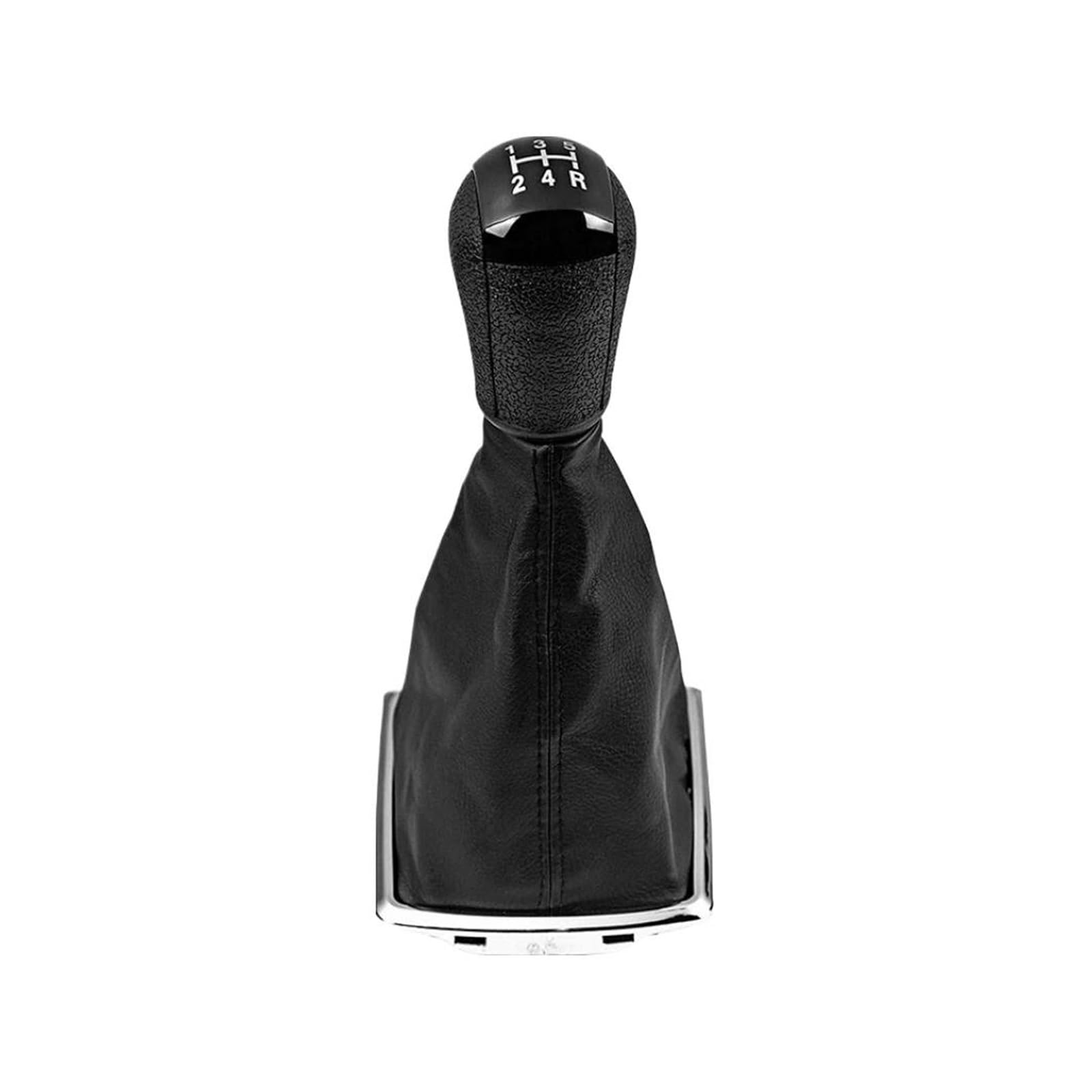 Htvtkrfgrl 5 Speed Black For Focus 2 For Mondeo Mk2 2004 - 2011 Shift Knob Silver / Black Style