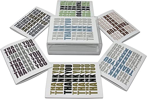 Image of Small World Greetings Cross Thank You Cards 12 Count - Blank Inside with Envelopes - A2 Size (5.5 inchx4.25 inch) - Church Events, Baptisms, Confirmations, First Communion, and More
