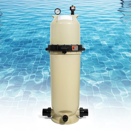 VORGENS EC-160318 Cartridge Filter, Fit for Pentair Clean & Clear CC200 Cartridge Pool Filter 200 GPM | 200 Sq.Ft. - Replace for Pentair Filter Assembly with Cartridge & Gauges