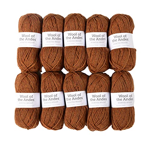 Knit Picks Wool of The Andes Yarn Pack - 10 Skeins...