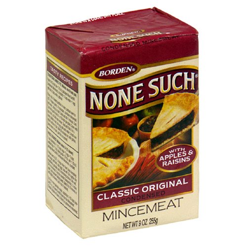 Borden None Such Condensed Mincemeat, Apples & Raisins, 9-Ounce Box (Pack of 6)