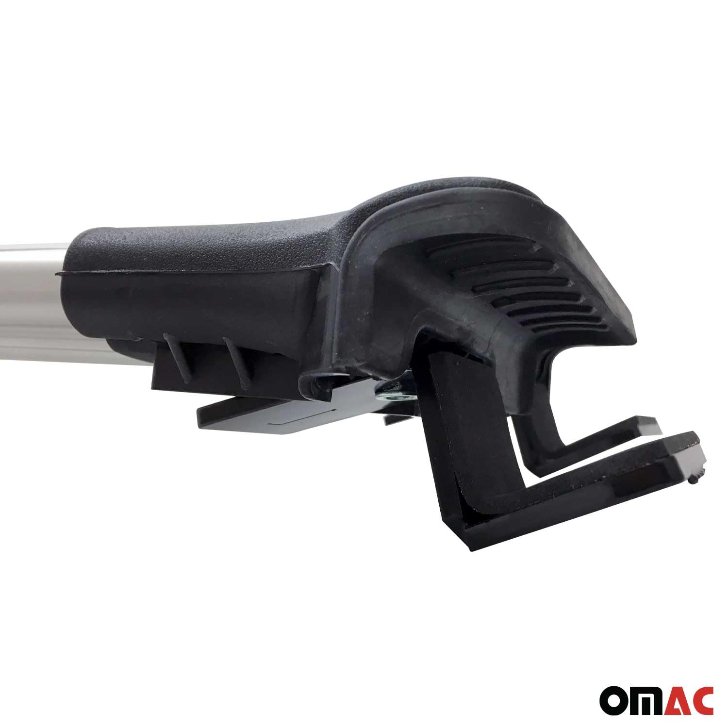 OMAC Barres de Toit en Aluminium pour Dacia Duster mk1 2014-2017 FL – Charge Max 75 kg – 2 Barres Argent