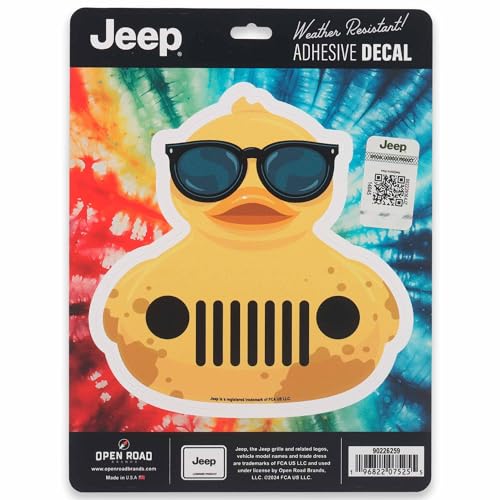Jeep Grille Rubber Duck Adhesive Vinyl Decal - Jeep Duck ...