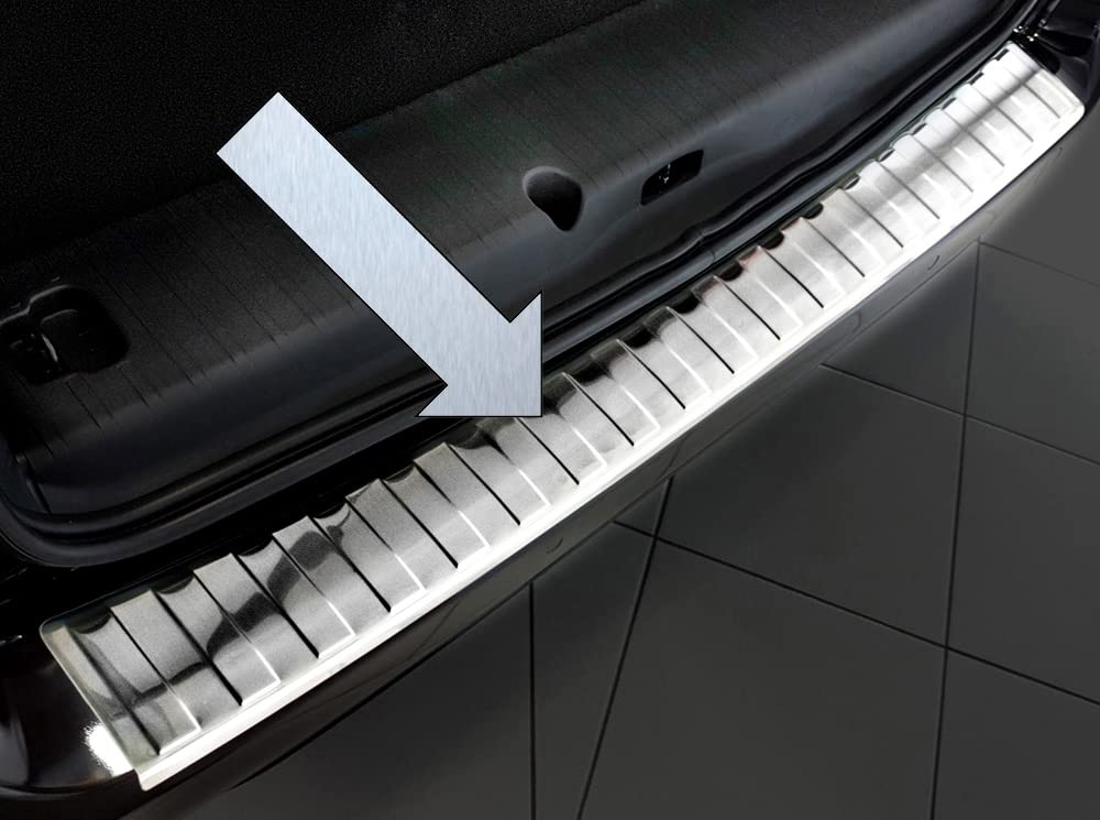 Spangenberg Protección para borde de carga de acero inoxidable para Opel Combo E Life también modelo XL a partir del año de construcción 06.2018-32352891.