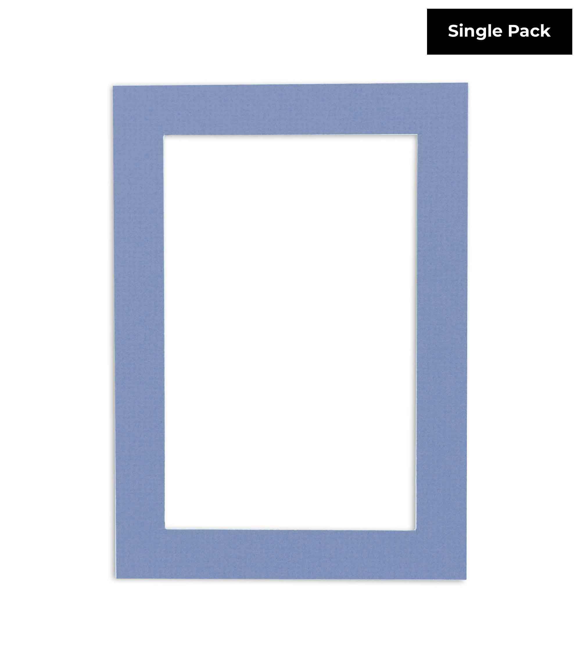 24x36 Double Acid Free White Core Picture Mats Cut for 20x30 Pictures in Black and Slate Grey