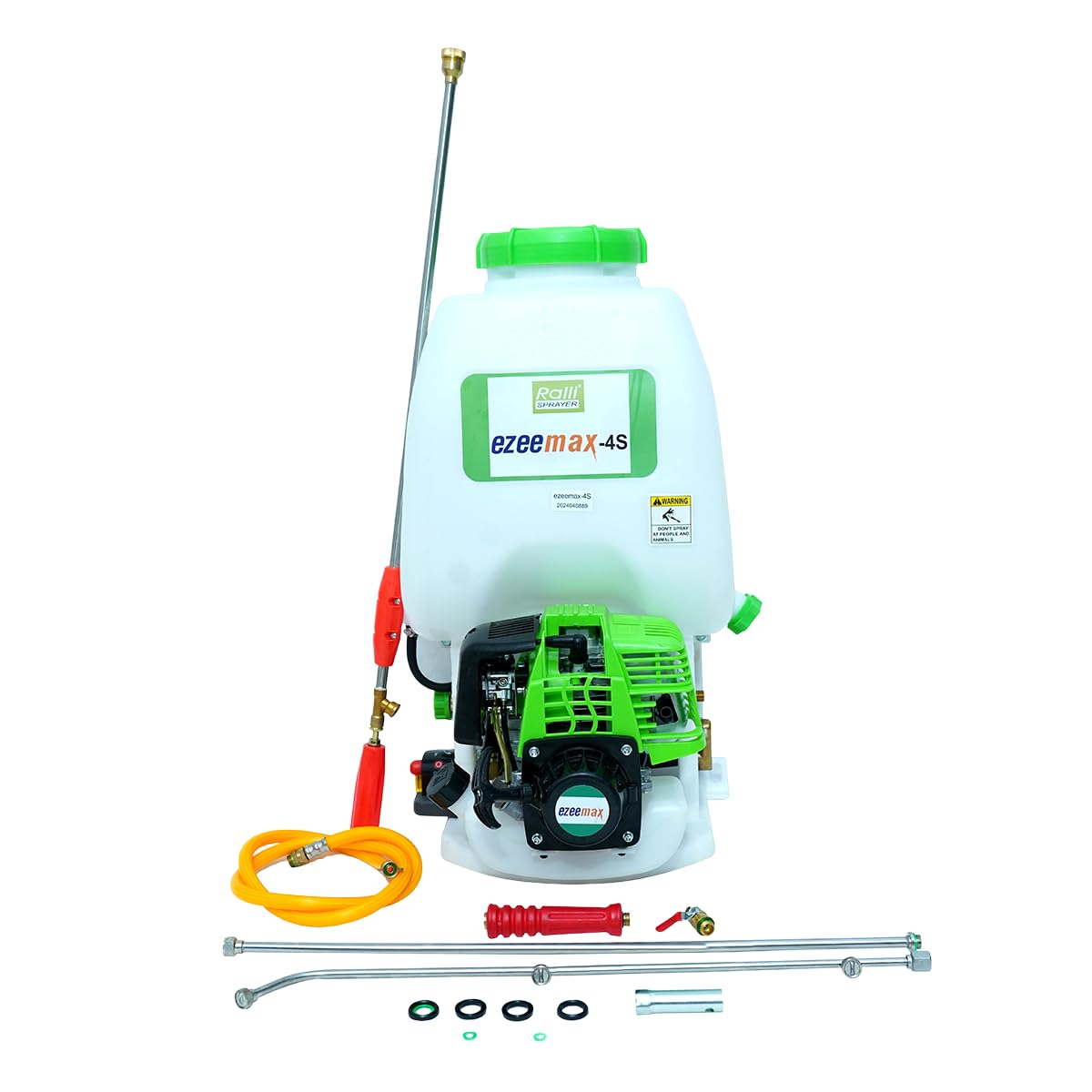 Ralli 4 Stroke Engine Operated Knapsack Sprayer | 20/15 Ltr Chemical Tank, 31CC, 4 Stroke Engine, Spraying Capacity- 3-5 Ltr./Min | Lightweight & Compact Construction | FMTTI Approved (Weight: 8.8 Kg)-image-3