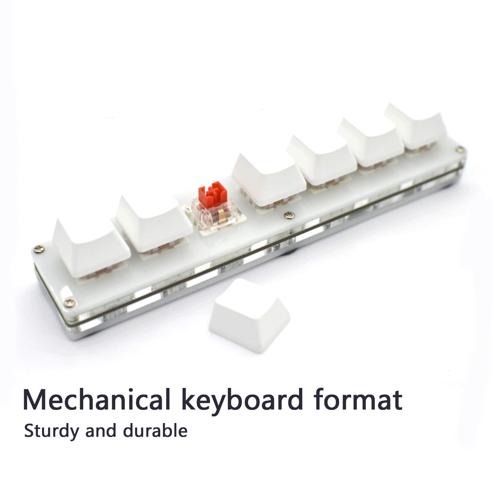 Keypad 7 Key Gaming Keyboard Handed Keyboard Mechanical Keyboard Keyboards Programmazione Macro con software Keyboard Standard Macro MACRO Keyboard meccanico USB GAMING MINI 7 KEYYPAD KEYYPAD