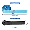 Podazz Leg Stretcher Strap, leg stretcher Adjustable Lengthened Ballet Extension Strap with Door Anchor-for Ballet, Dance Equipment for Stretching in Ballet, Cheerleading, Gymnastics (Aqua)