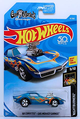 Hot Wheels 2018 '68 Corvette Modelo a Escala 1:64 miniatura 1