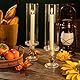 Glass Taper Candle Holder Pillar Candles Holders for Wedding Christmas and Clear Home Decoration Candlestick Light Tea Groom Hurricane Elegant Ideal Dinner Party Table Parties Various (2)