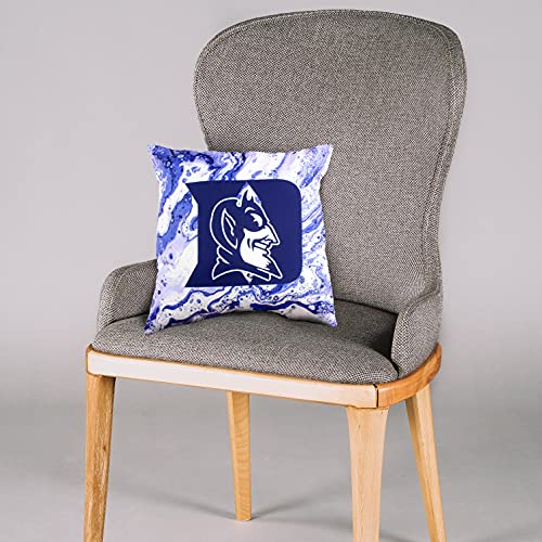 Image of College Covers Duke Blue Devils 2 Sided Color Swept Decorative Pillow, 16 inch, Made in The USA