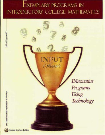 Buy Exemplary Programs in Introductory College Mathematics (M A A NOTES) — BookShops.in