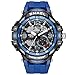 Gelisure Montre Digitale Enfant, Montres Militaires pour Hommes Affichez Les Montres Tactiques ÉTanches Men Men Digital Sports Sports Stop Stopatch LED Survival Tough Electro C