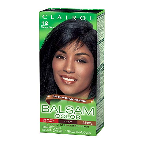 Clairol Balsam tinte para cabello permanente 12 Negro natural pack 2 miniatura 6