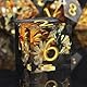 Haxtec DND Dice Set Sharp Edge Resin Dice Set with Dice Case, D and D Dice, Polyhedral D&D Dice Set for Dungeons and Dragons TTRPGs DND Gift